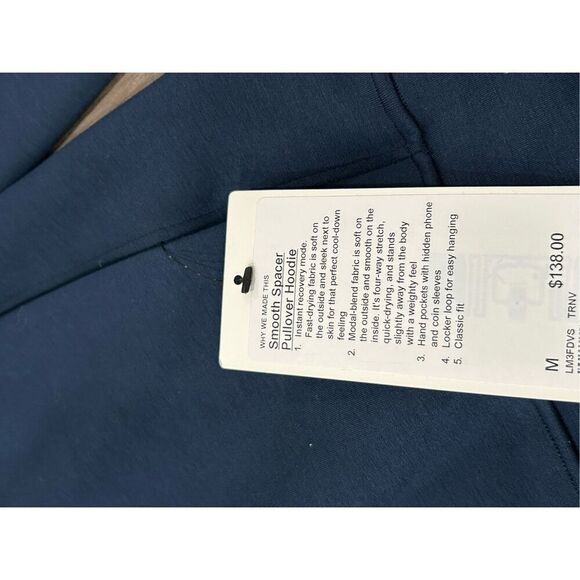 Lululemon Smooth Spacer Pullover Hoodie Sz M - Picture 4 of 4